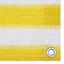 Voir la diapositive 3 : VIDAXL Ecran de balcon Jaune et blanc 120x600 cm PEHD