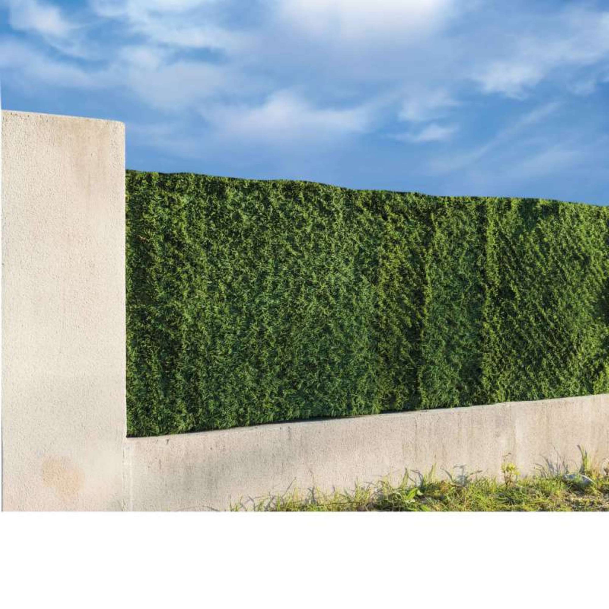 Voir la diapositive 2 :  Haie artificielle verte Werkapro 1,2m x 3m