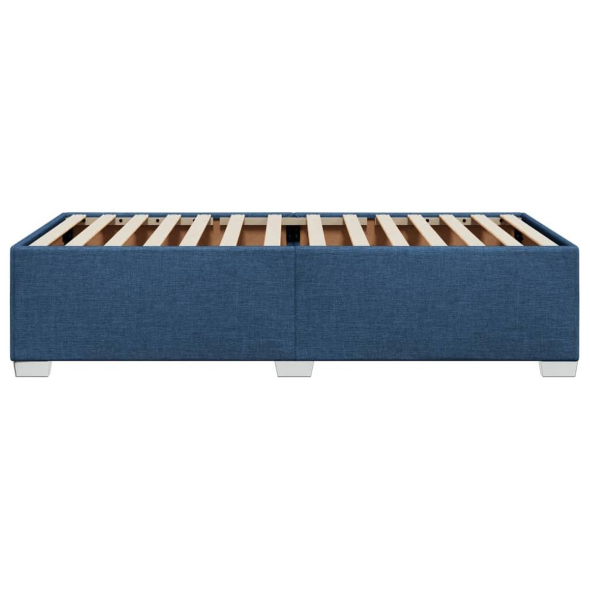 VIDAXL Cadre de lit sans matelas bleu 80x200 cm tissu