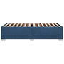 Voir la diapositive 5 : VIDAXL Cadre de lit sans matelas bleu 80x200 cm tissu