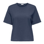 JACQUELINE DE YONG T Shirt  Femme JDY Debbie. Coloris disponibles : Bleu