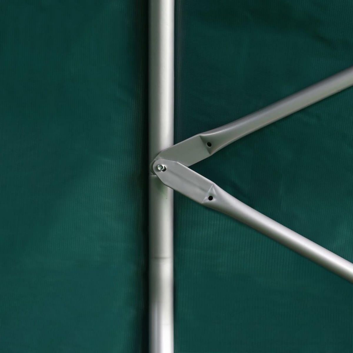 VIDAXL Tente pour betail PVC 3,7x3,7 m Vert