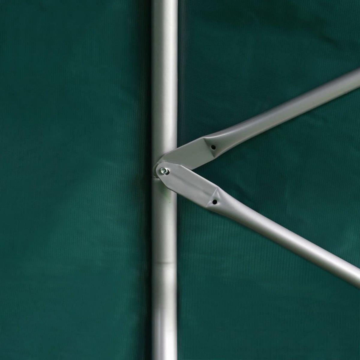 VIDAXL Tente pour betail PVC 3,7x3,7 m Vert