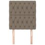 Voir la diapositive 3 : VIDAXL Tetes de lit 2 pcs Taupe 80x7x78/88 cm Tissu
