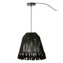 Voir la diapositive 1 : Paris Prix Lampe Suspension en Jute  Celia  33cm Noir
