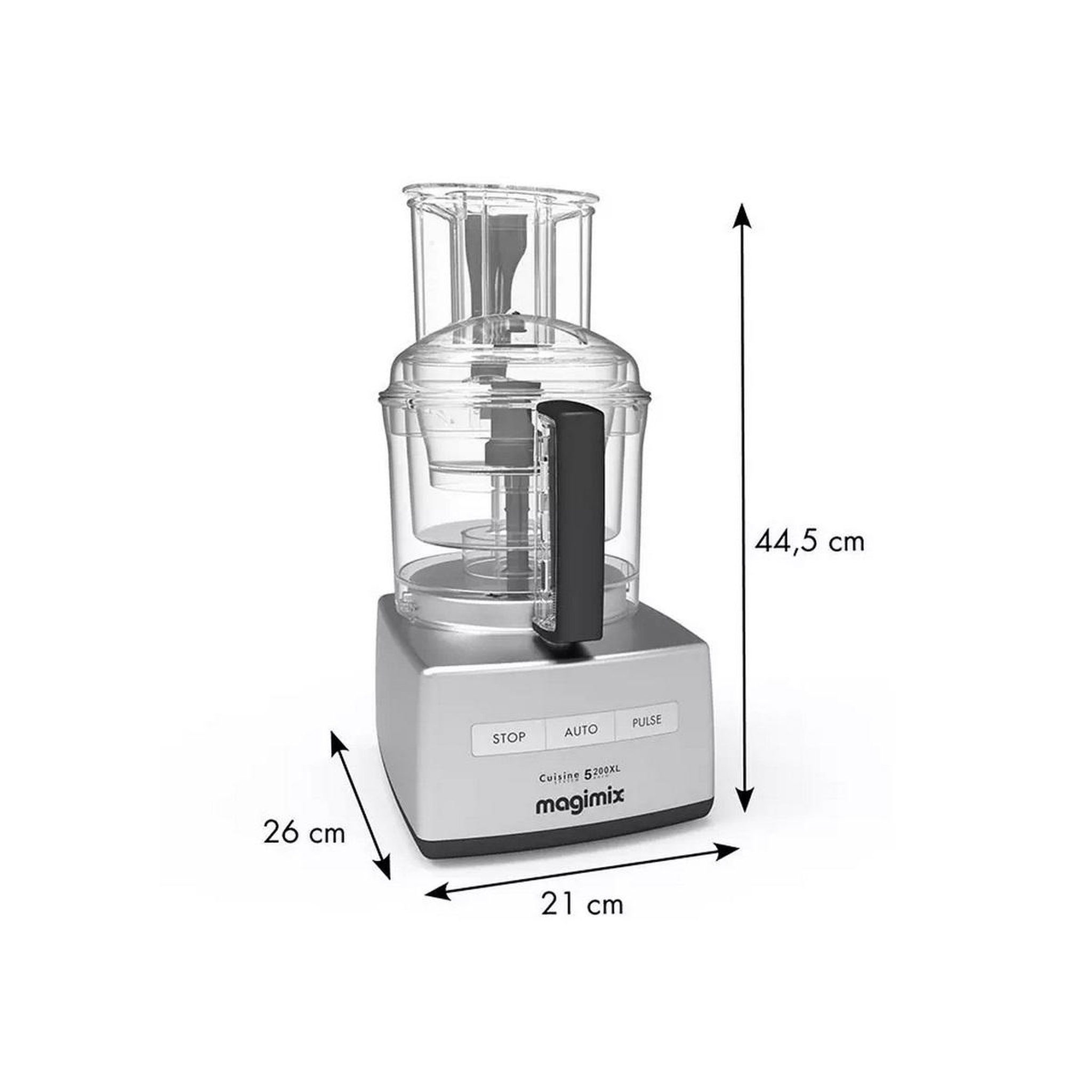 Voir la diapositive 3 : MAGIMIX Robot multifonctions 3.6l 1100w - 18591F