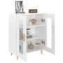 Voir la diapositive 4 : VIDAXL Buffet Blanc brillant 69,5x34x90 cm Bois d'ingenierie