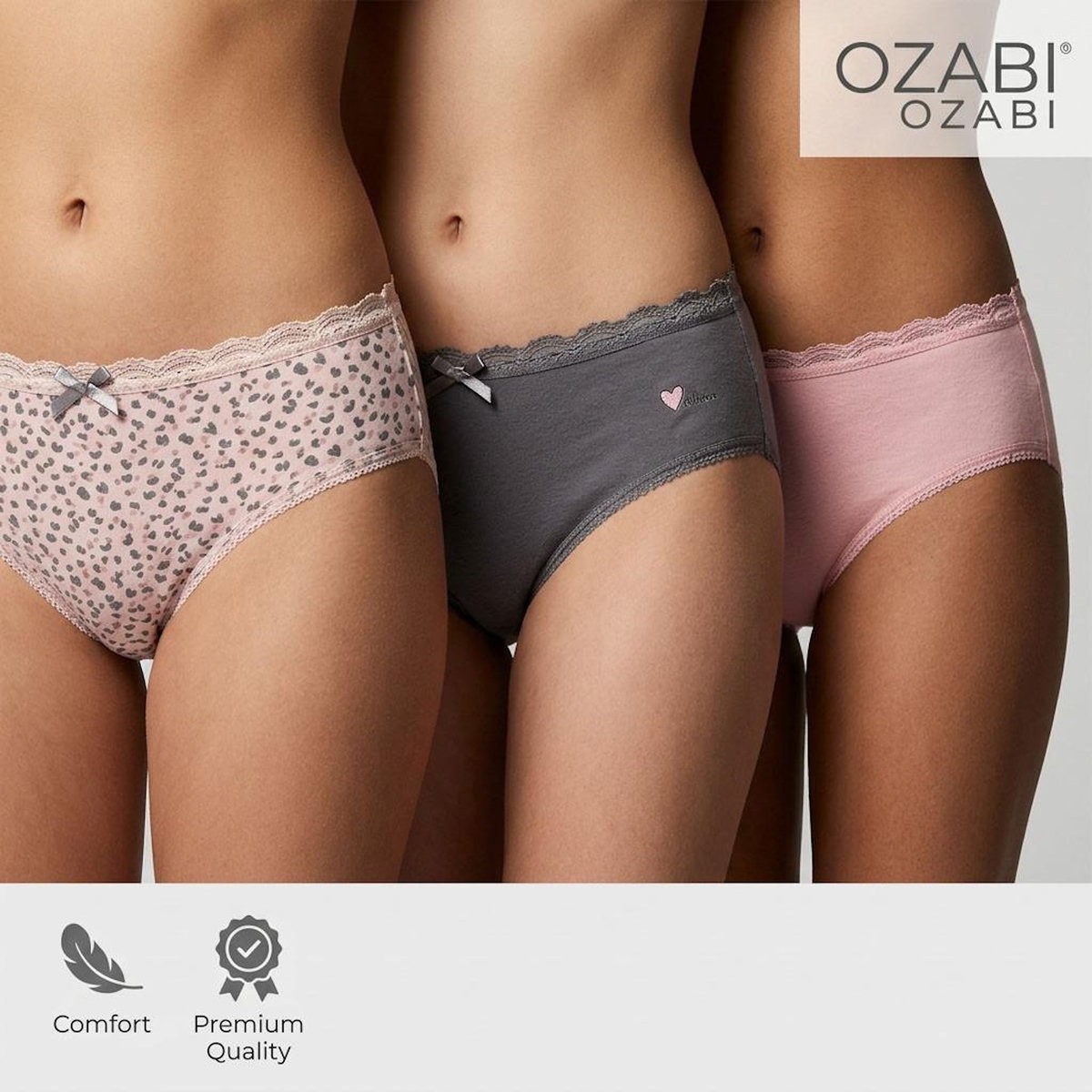 OZABI OZABI Pack Culottes Fille Coton - Lot de 6