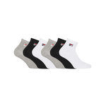 FILA Lot de 6 paires de chaussettes quarter homme Classic. Coloris disponibles : Blanc