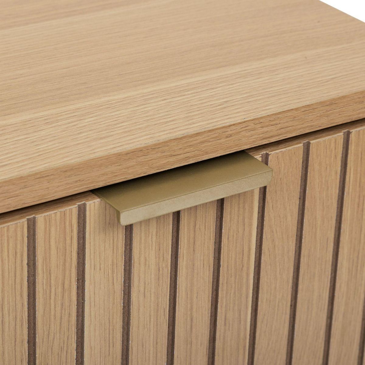 FIVE Meuble bas 1 porte et 1 tiroir en bois TASSO - Beige