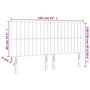 Voir la diapositive 6 : VIDAXL Tetes de lit 4 pcs Gris clair 80x5x78/88 cm Velours