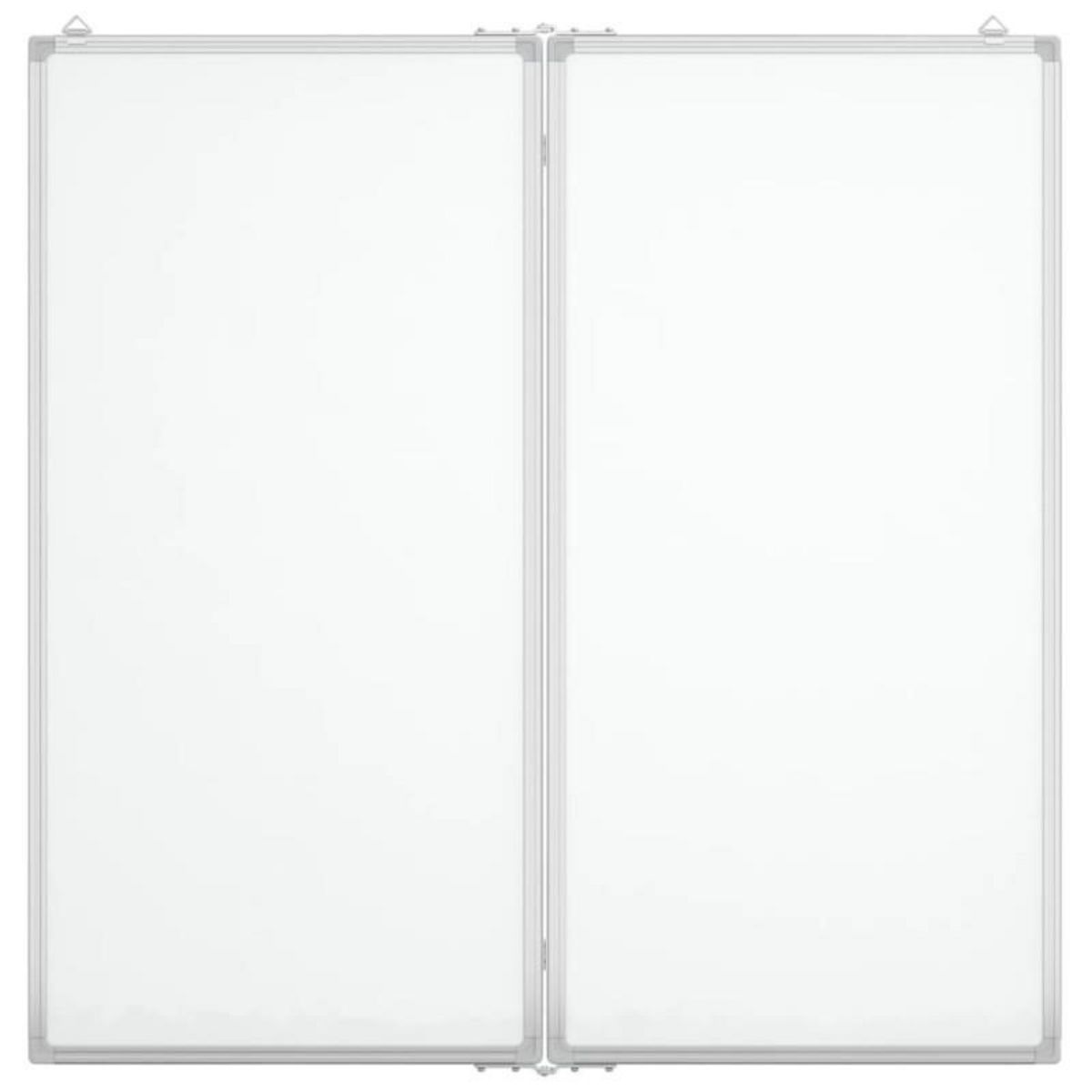 VIDAXL Tableau blanc magnétique pliable 80x80x1,7 cm aluminium