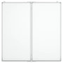 Voir la diapositive 3 : VIDAXL Tableau blanc magnétique pliable 80x80x1,7 cm aluminium