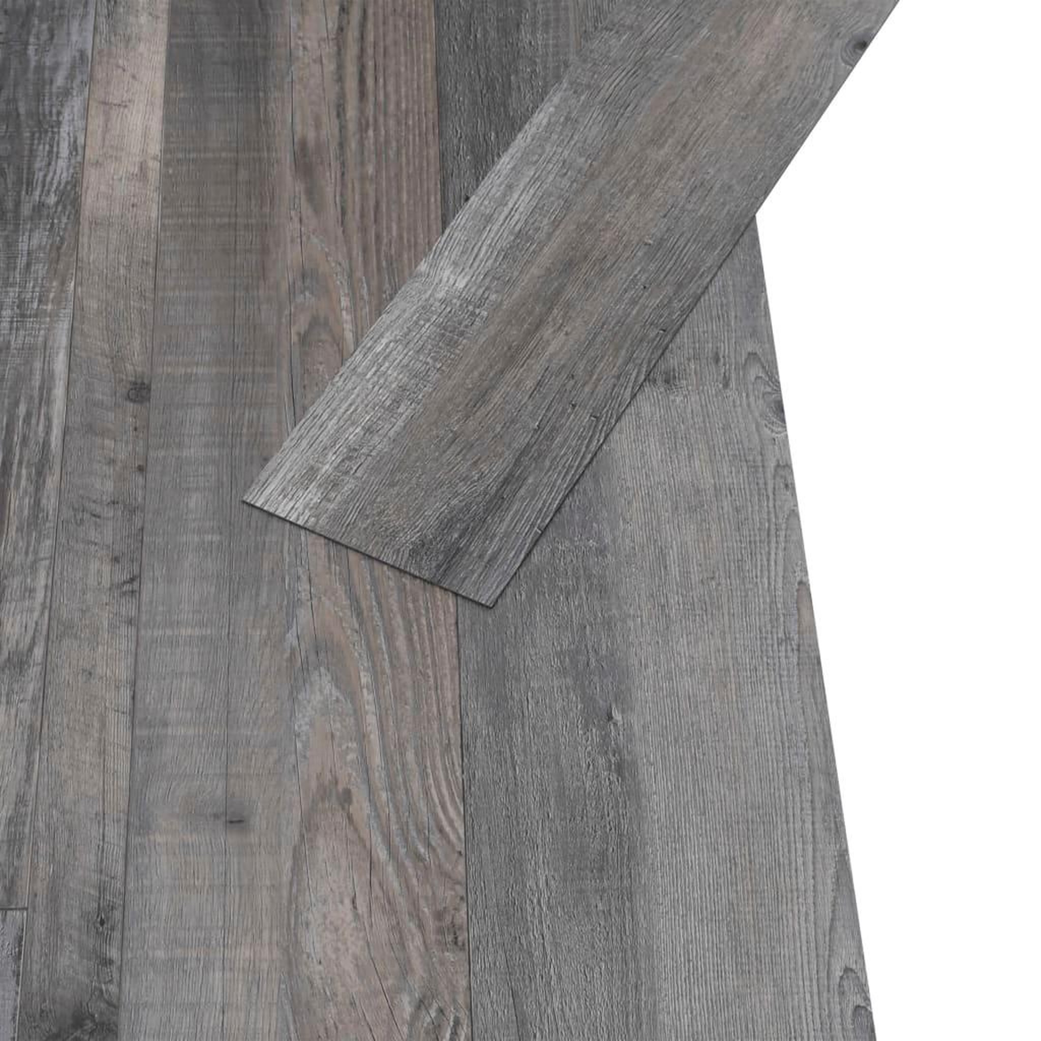 Voir la diapositive 3 : VIDAXL Dalles de plancher PVC 4,46 m^2 3 mm autoadhesif bois industriel