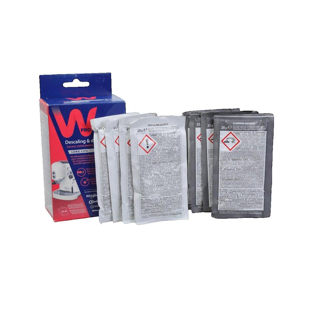 WPRO Kit de nettoyage Wpro Express O² avec sachets détartrants et dégraissants