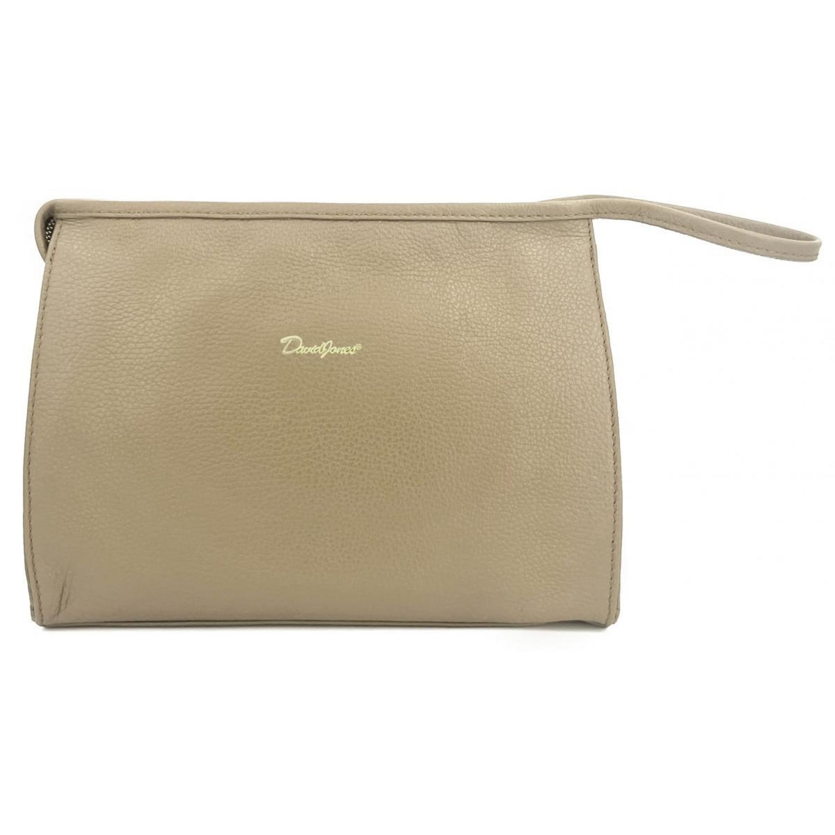 David Jones Trousse de toilette cuir de vachette