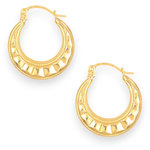 L'ATELIER D'AZUR Boucles d'Oreilles Créoles - Or Jaune