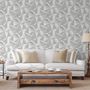Voir la diapositive 4 : DUTCH WALLCOVERINGS DUTCH WALLCOVERINGS Papier peint Onyx Gris clair