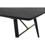Voir la diapositive 6 : Paris Prix Table à Manger Extensible  Gold  180-220cm Noir