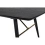 Voir la diapositive 6 : Paris Prix Table à Manger Extensible  Gold  180-220cm Noir