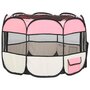 Voir la diapositive 5 : VIDAXL Parc pour chiens pliable avec sac de transport Rose 90x90x58 cm