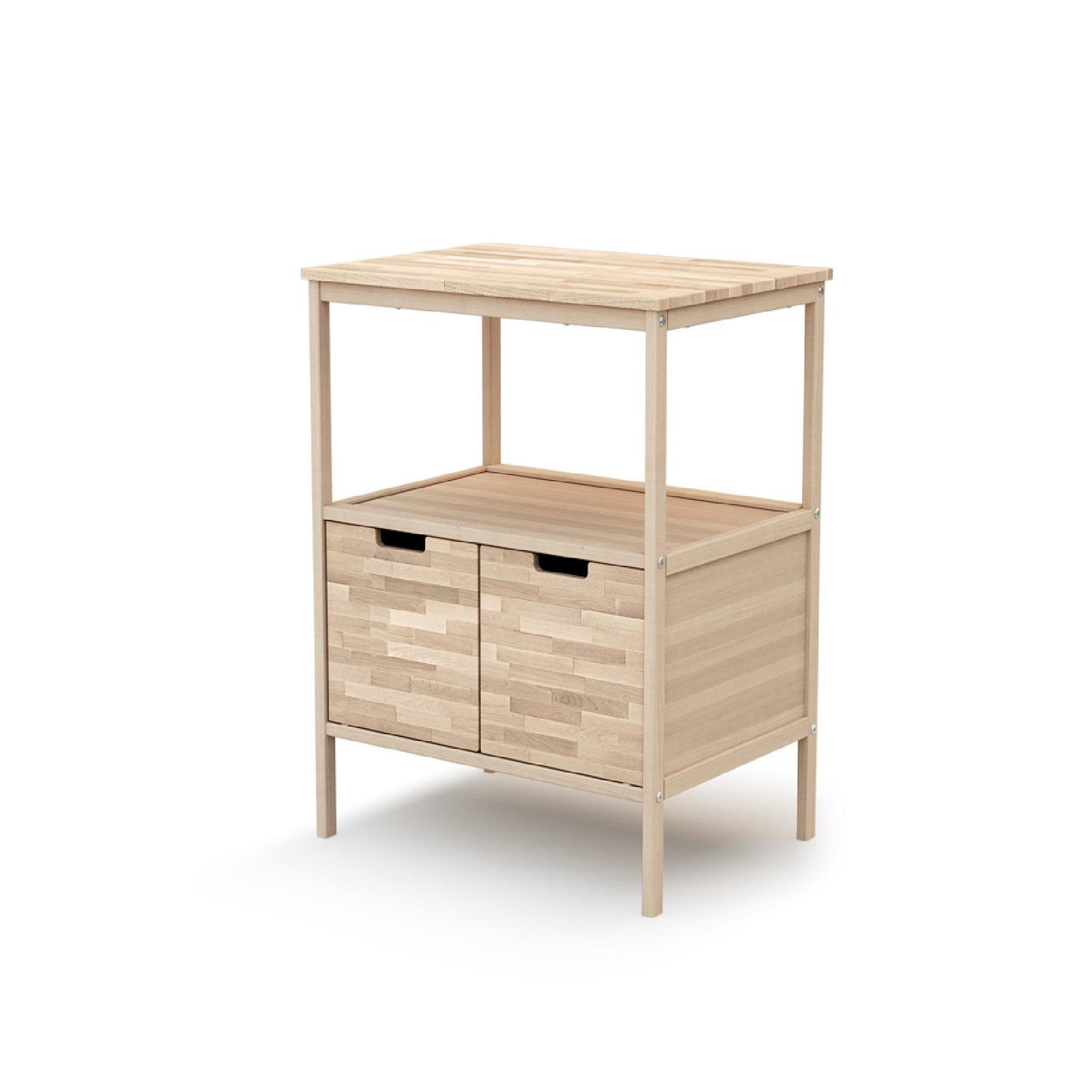 Voir la diapositive 2 : AT4 Meuble à langer 2 portes en bois