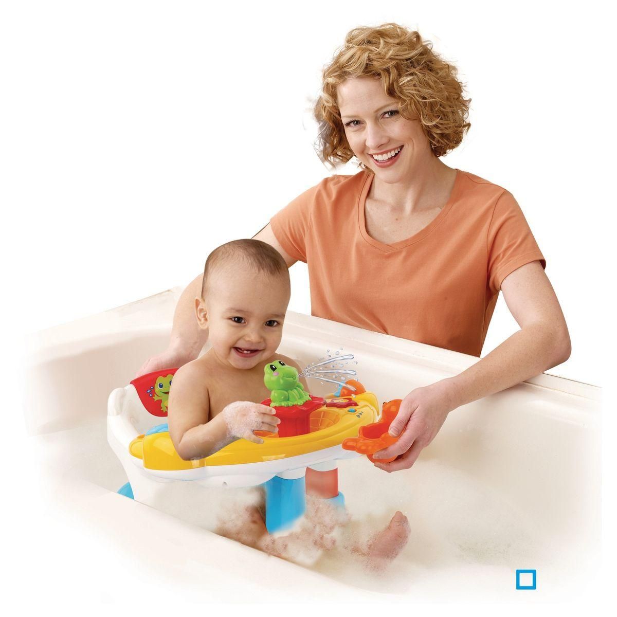 VTECH Siège de bain interactif 2 en 1 