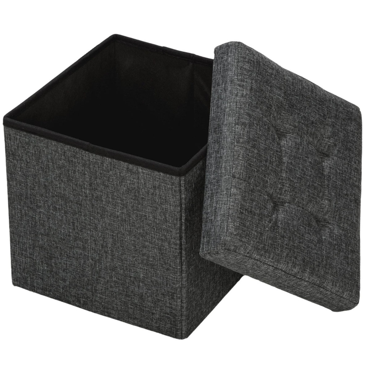 tectake Cube coffre de rangement pliable en polyester 38x38x38cm