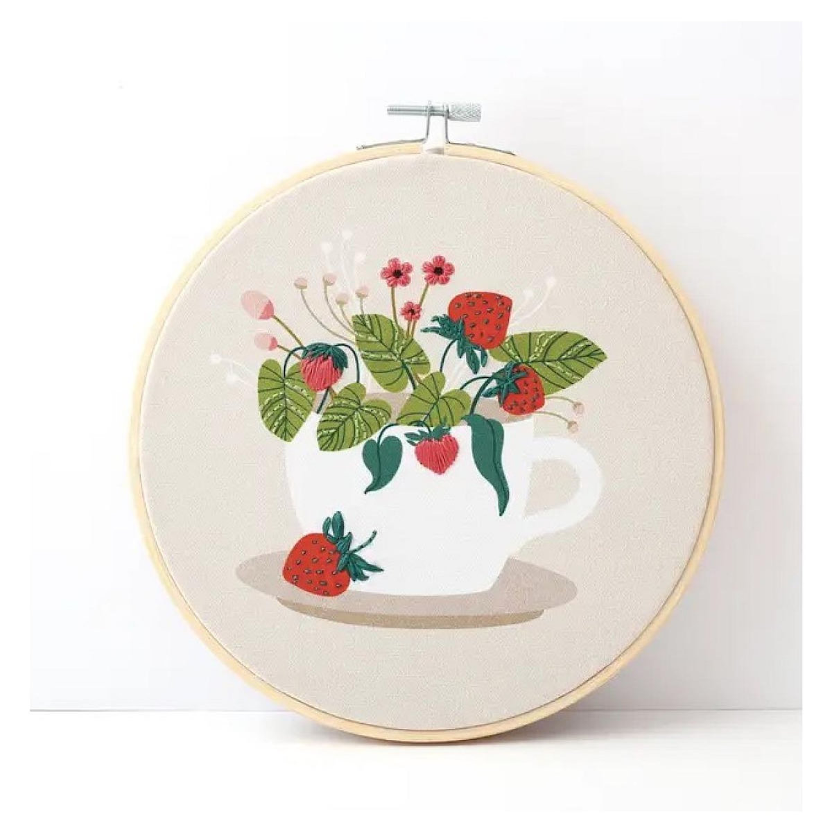 Graine créative Oh my broderie - Fraises des bois