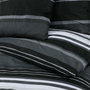 Voir la diapositive 5 : VIDAXL Ensemble de housse de couette noir et blanc 200x200 cm Coton