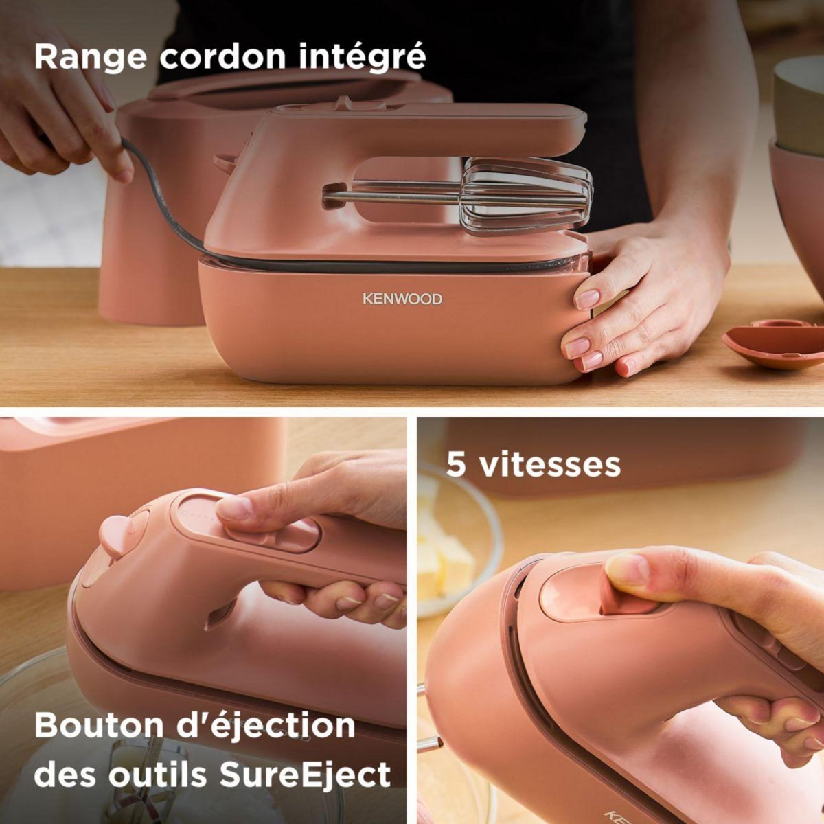 KENWOOD Batteur Go HMP40.000RD