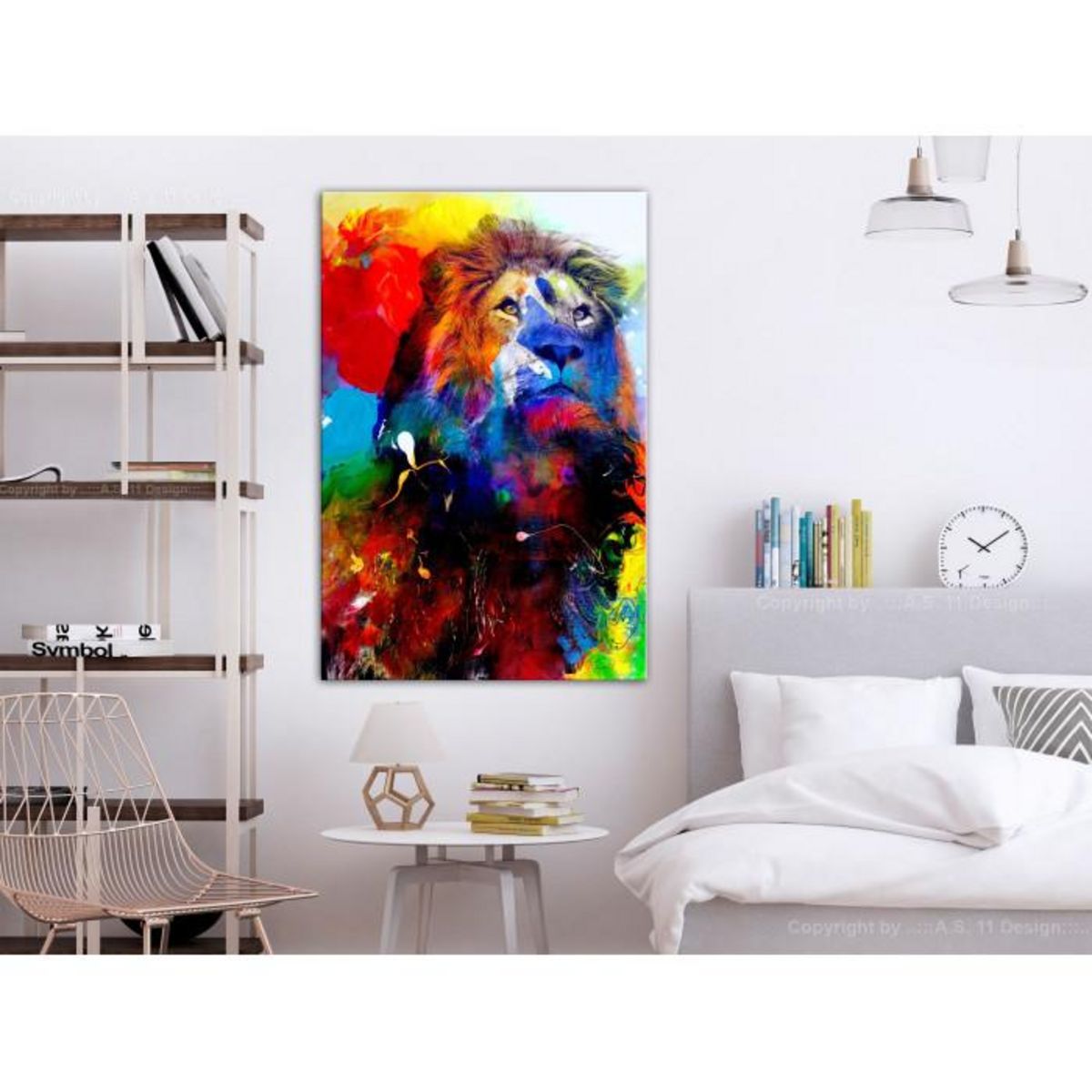 Paris Prix Tableau Imprimé  Lion & Watercolours