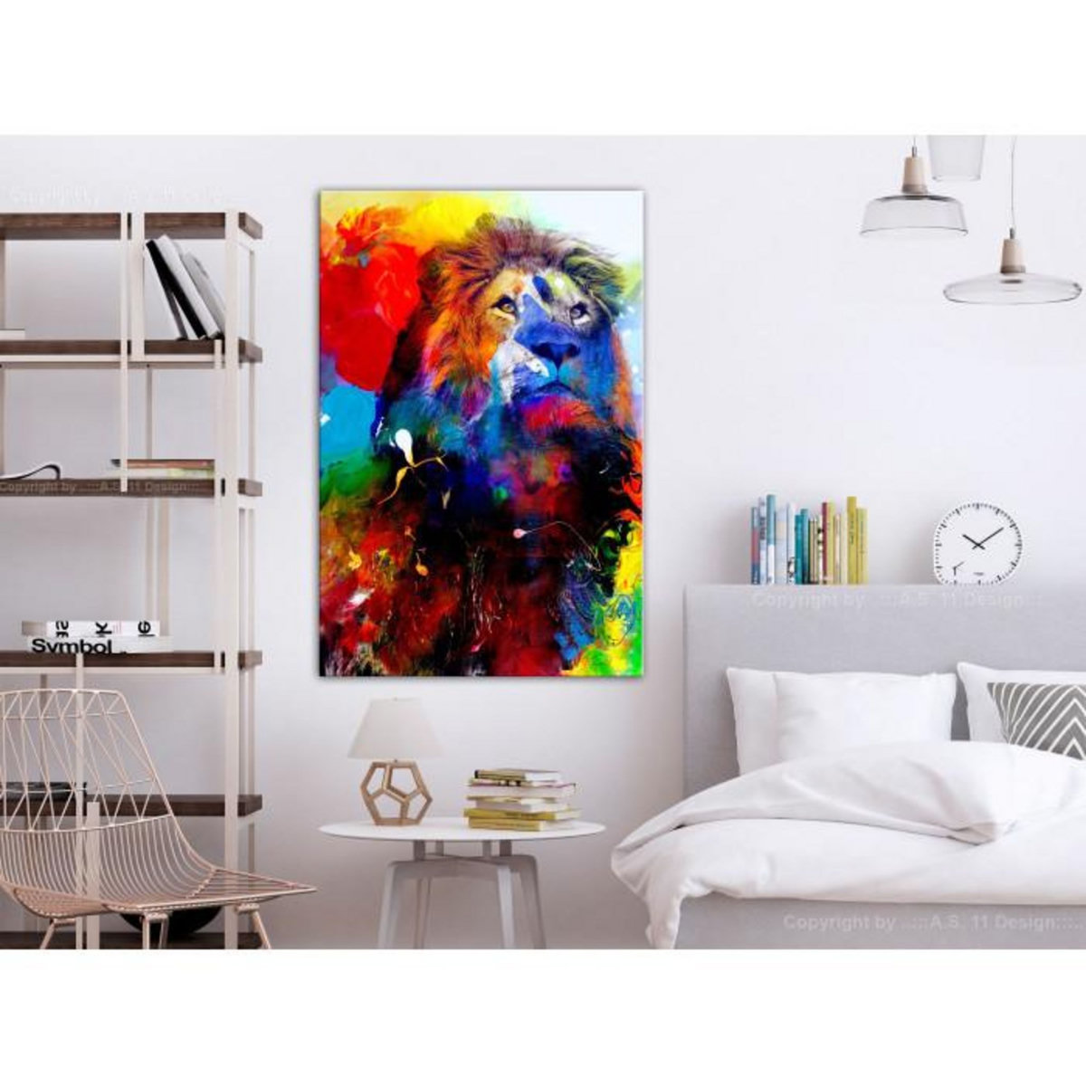 Paris Prix Tableau Imprimé  Lion & Watercolours