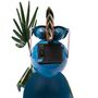 Voir la diapositive 3 :  Perroquet solaire 2 led blanche  H 38cm