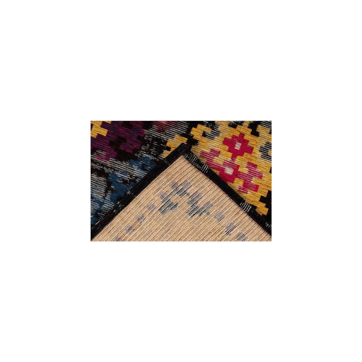 Paris Prix Tapis Tissé Imprimé  Primavera  Multicolore