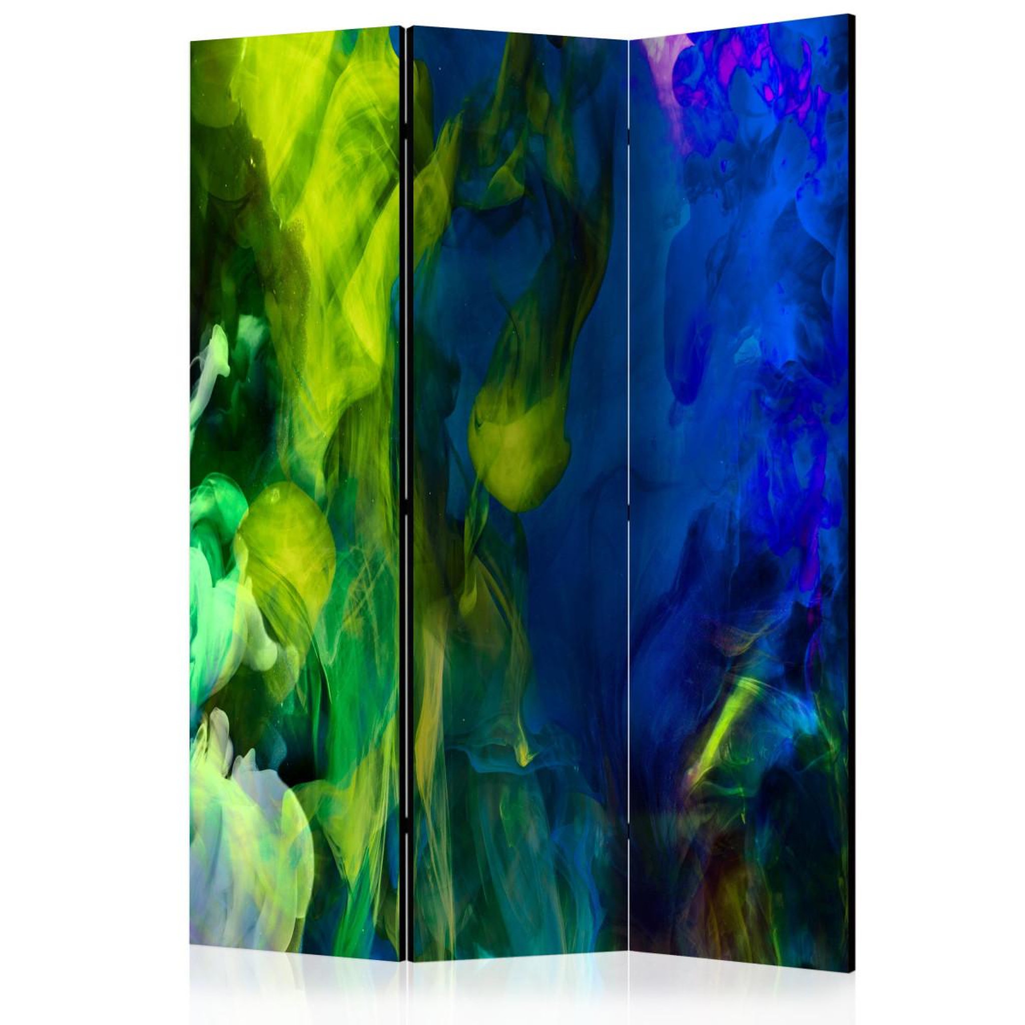 Paris Prix Paravent 3 volets  colored flames ii  135x172cm