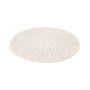 Voir la diapositive 2 : SWEEEK Tapis intérieur rond Ø160cm crème Helen