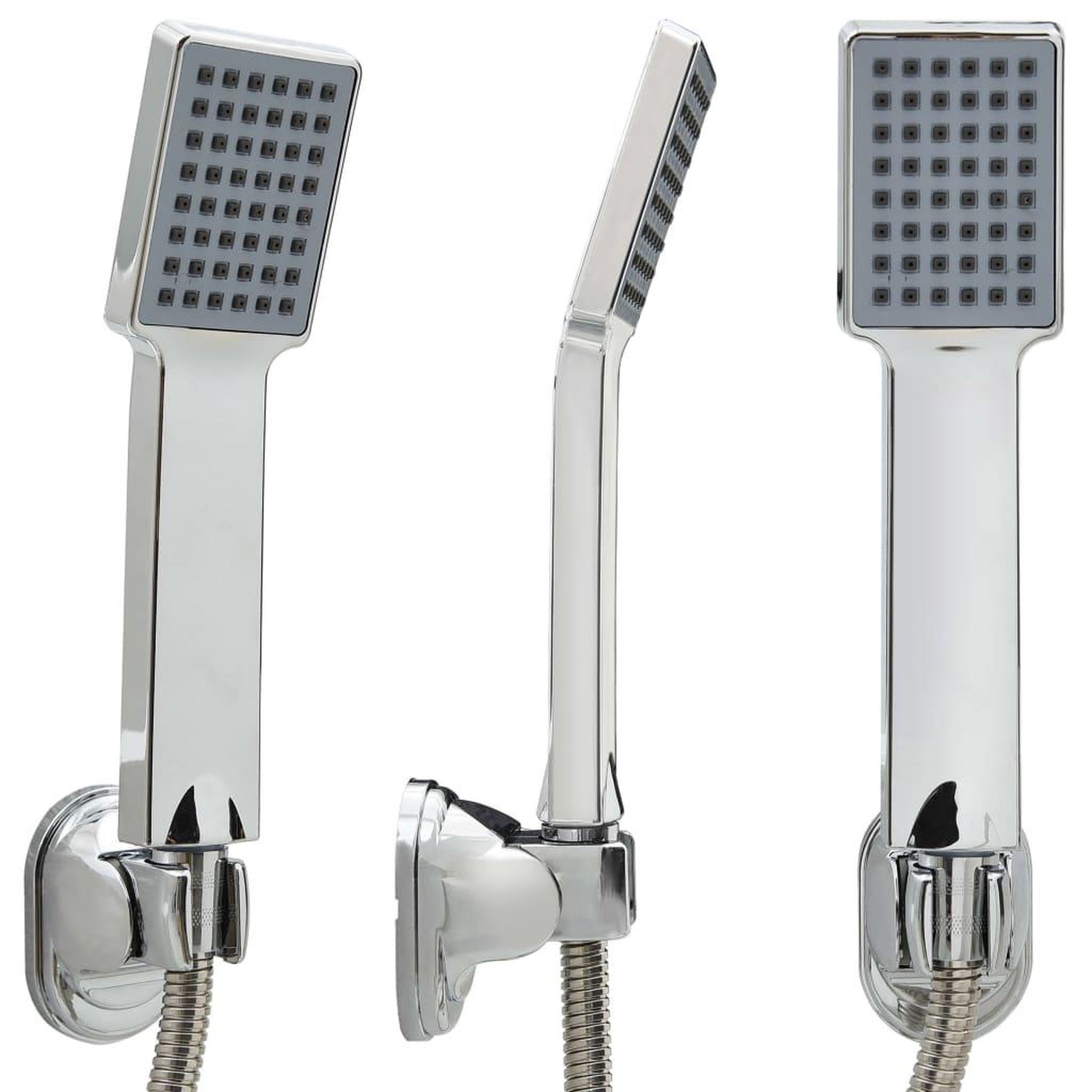 Voir la diapositive 2 : VIDAXL Pomme de douche a main avec tuyau de 1,5 m chrome