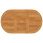 Voir la diapositive 4 : VIDAXL Table de jardin 150x90x75 cm Bois de teck massif