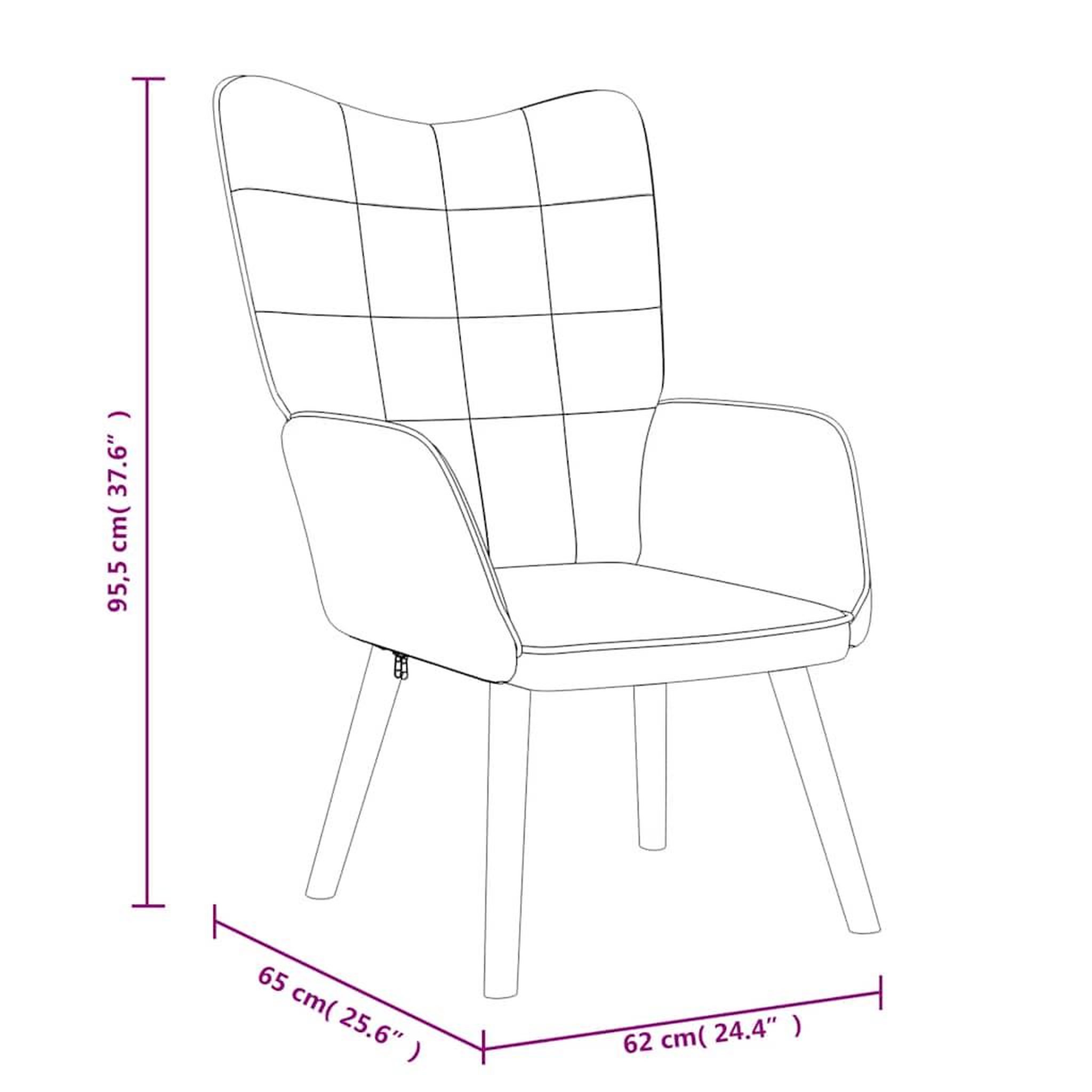 Voir la diapositive 6 : VIDAXL Chaise de relaxation avec tabouret Gris fonce Tissu