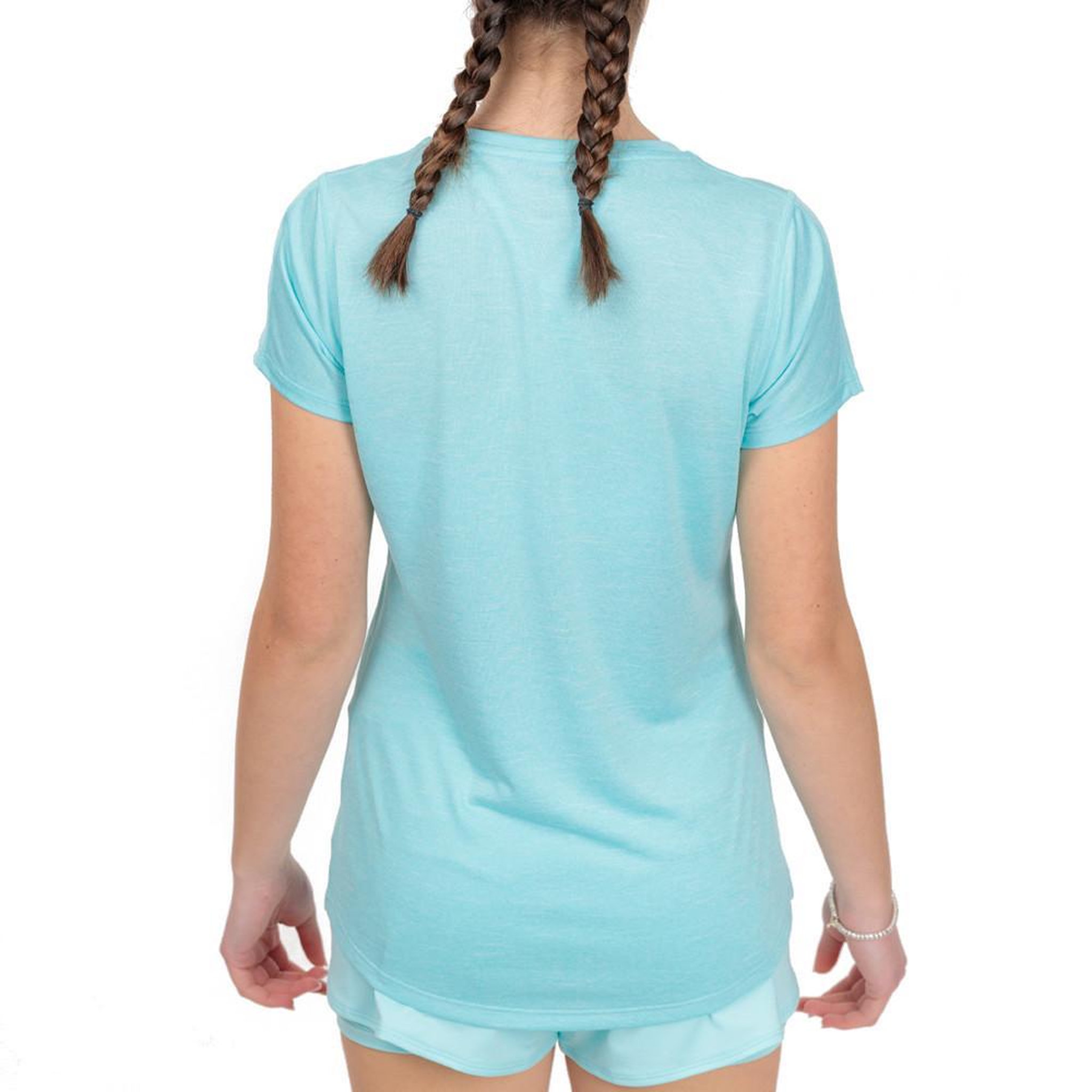 Voir la diapositive 2 : Mizuno T-shirt Bleu Clair Femme Mizuno Impulse