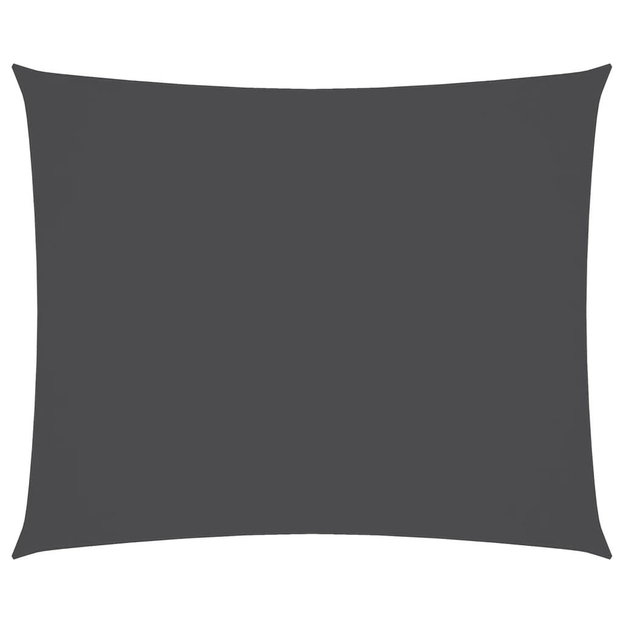Voir la diapositive 2 : VIDAXL Voile de parasol tissu oxford rectangulaire 4x5 m anthracite