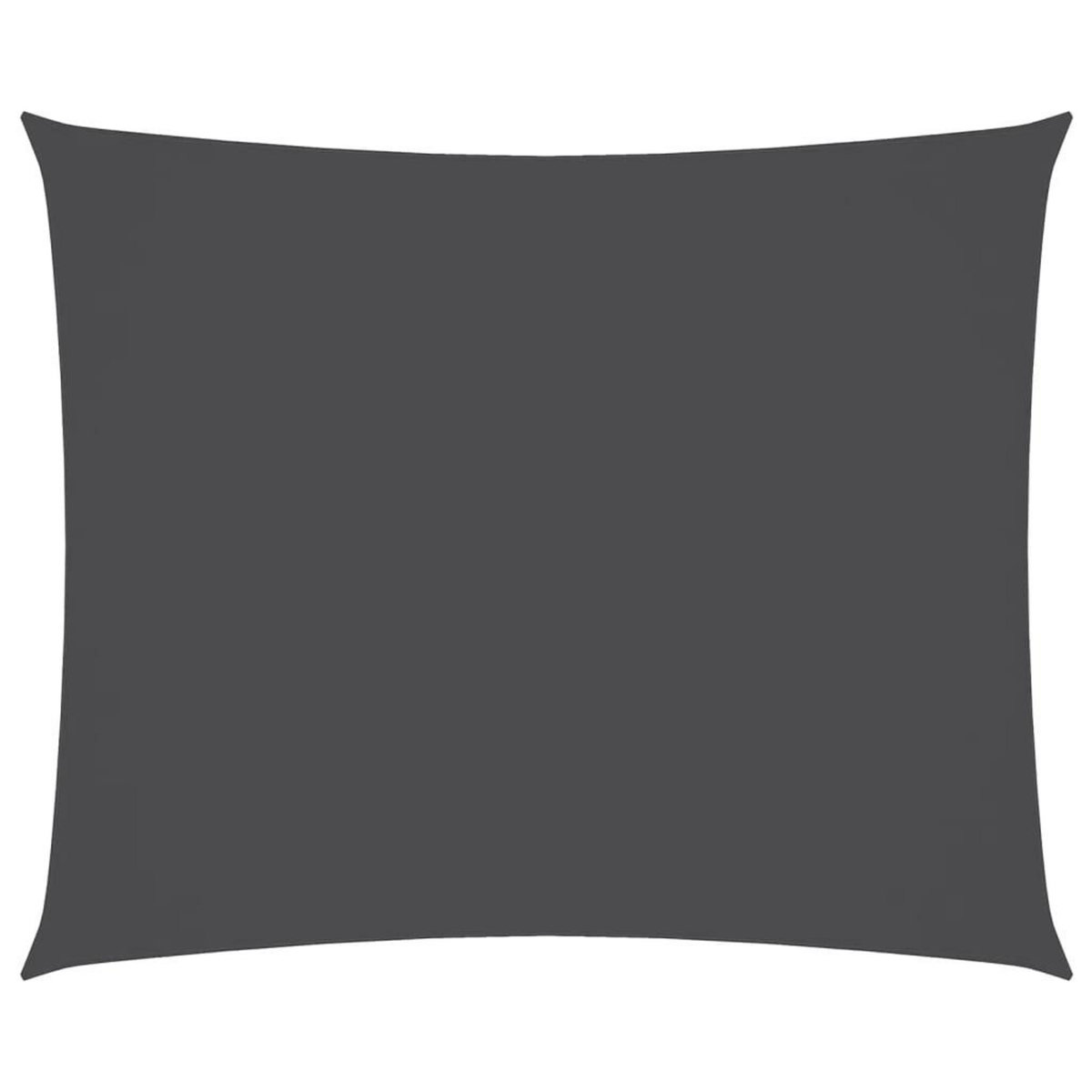 VIDAXL Voile de parasol tissu oxford rectangulaire 4x5 m anthracite