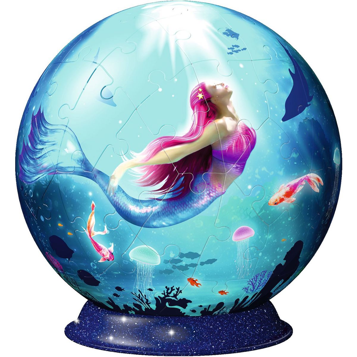 RAVENSBURGER Puzzle 3D Ball 72 pièces - Les sirènes