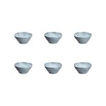 BJORN Bol CLOUD Ø10cm - 6 pièces - Gris orage