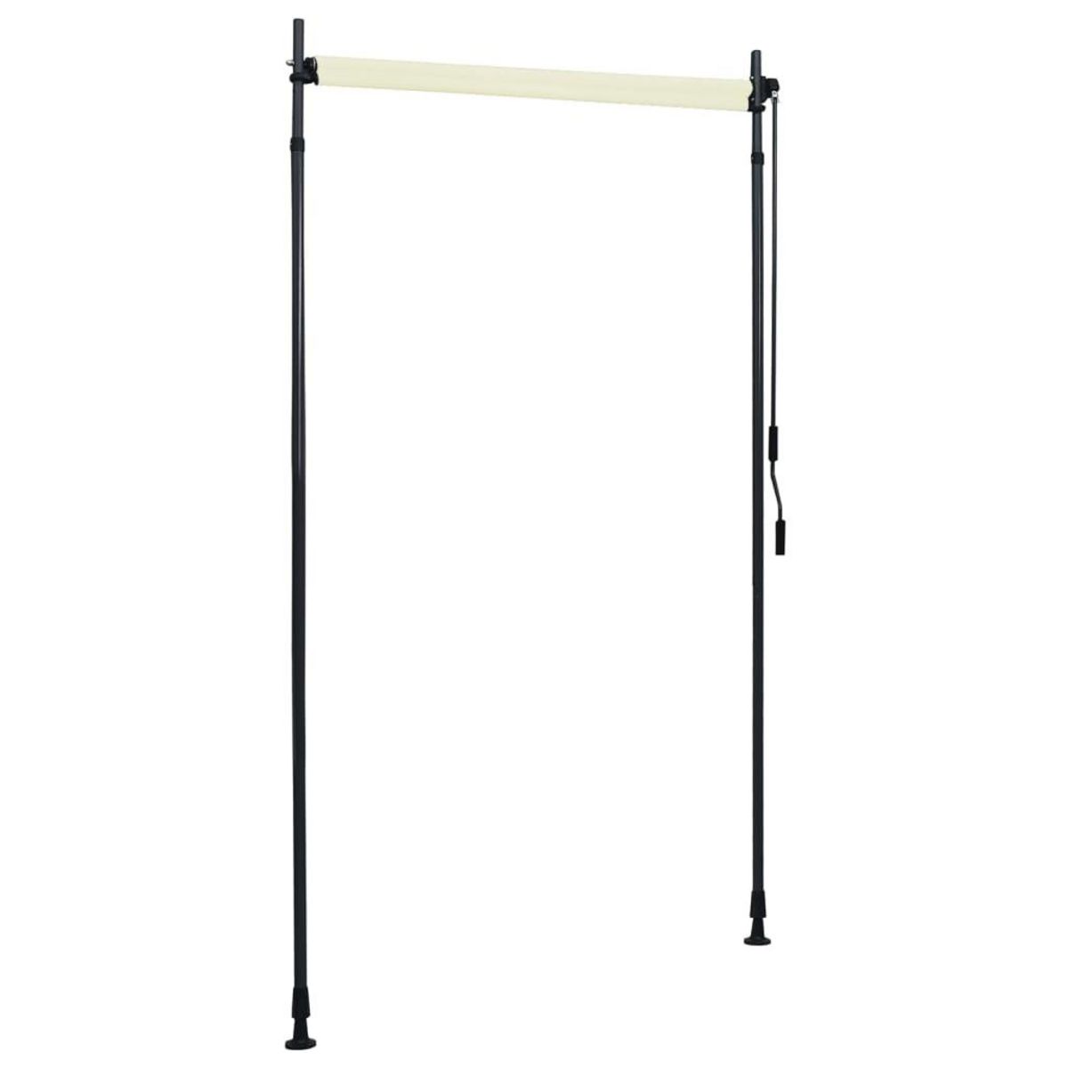 VIDAXL Store roulant d'exterieur 120 x 270 cm Creme