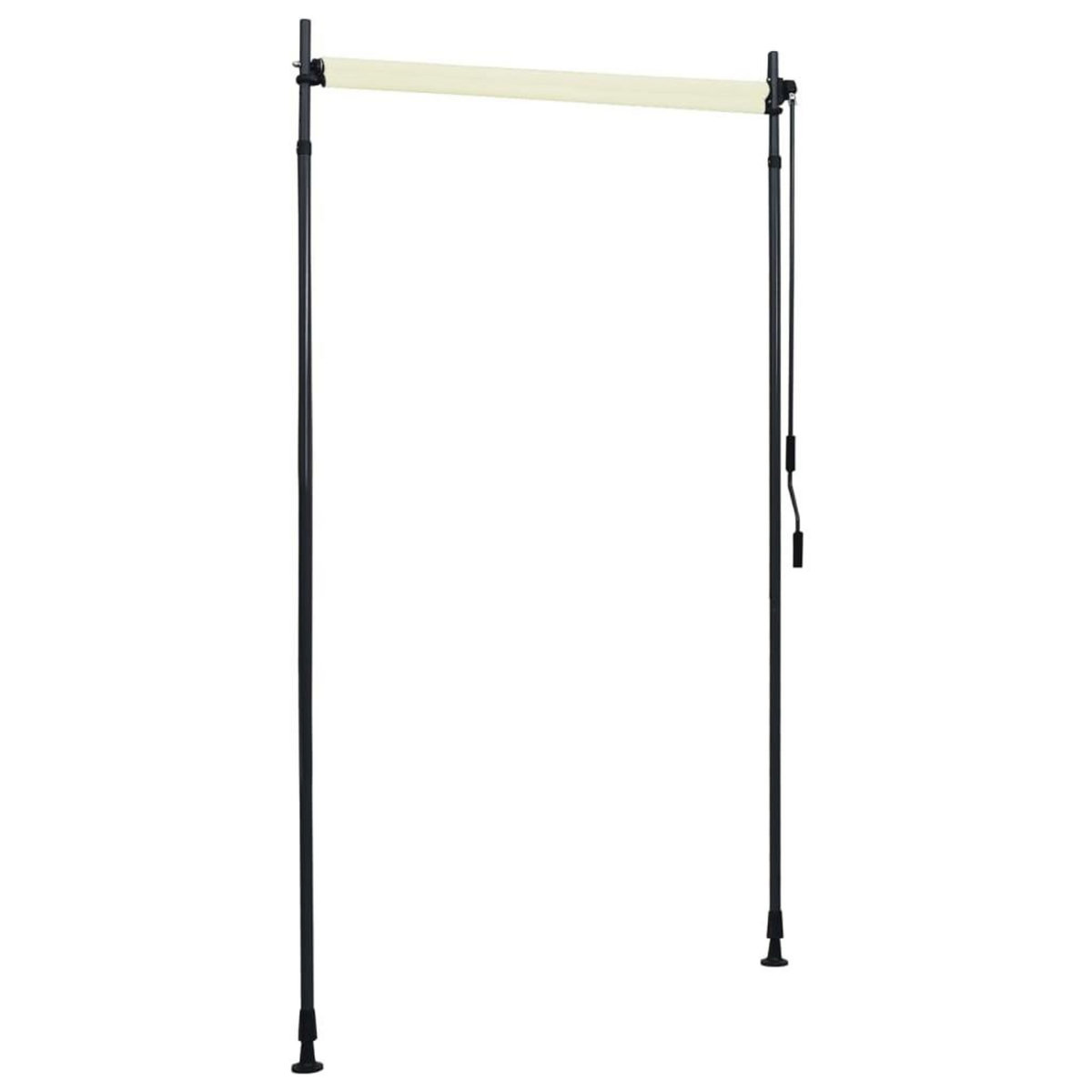VIDAXL Store roulant d'exterieur 120 x 270 cm Creme