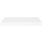 Voir la diapositive 4 : VIDAXL Etageres murales flottantes 2 pcs blanc 60x23,5x3,8 cm MDF