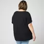 IN EXTENSO T-shirt manches courtes avec broderie femme