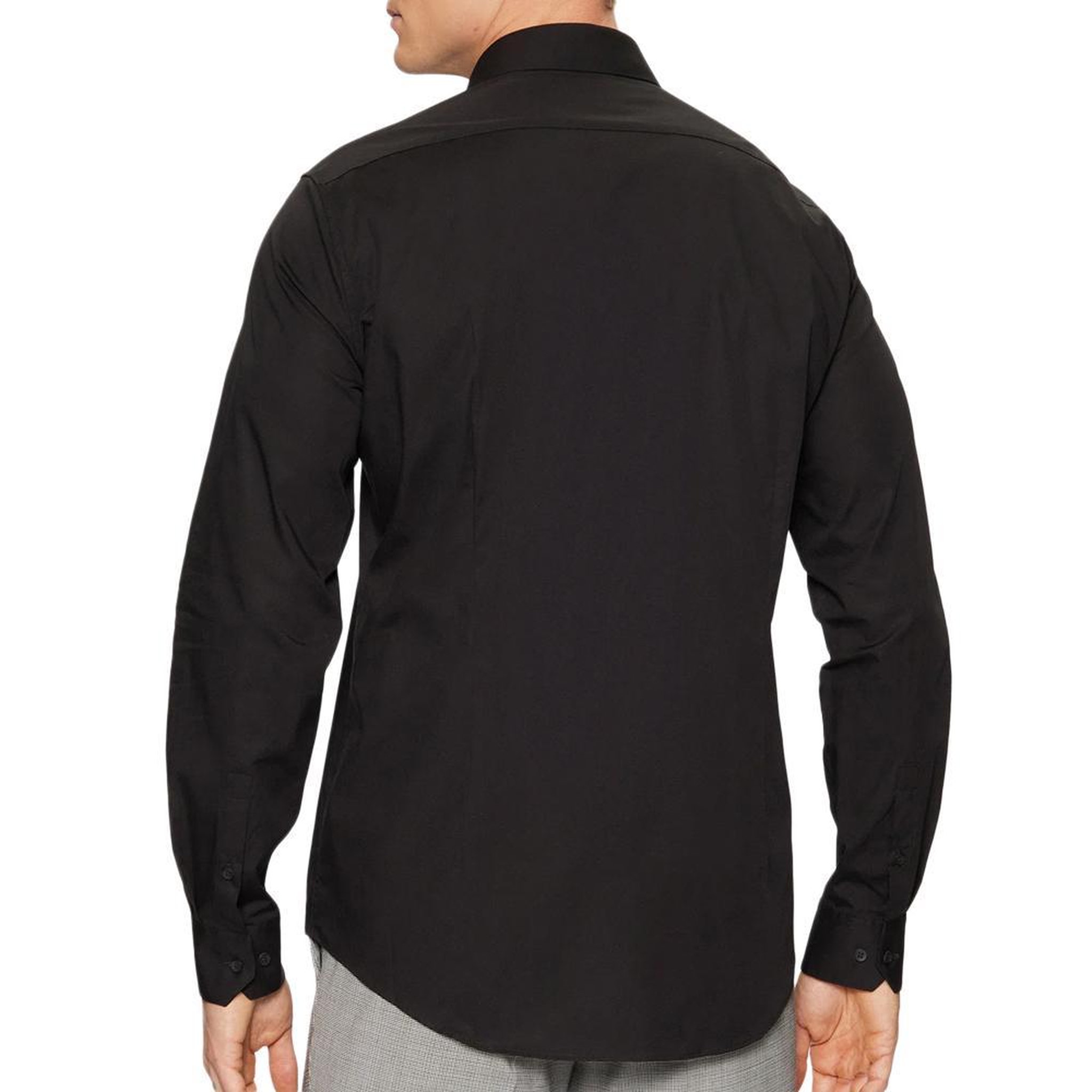 Voir la diapositive 2 : CALVIN KLEIN JEANS Chemise Noir Homme Calvin Klein Jeans Poplin Stretch Regul